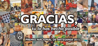 Agradecimiento a los artesanos por el Premio Nacional de Artesanía 2015