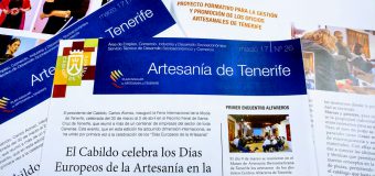 El Cabildo lanza un nuevo número del boletín de Artesanía de Tenerife